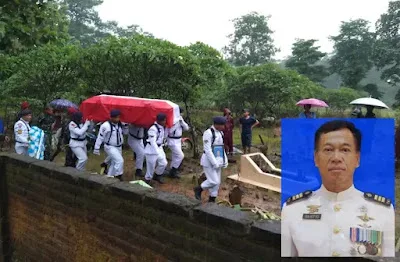 Perwira Denjaka TNI AL Asal Keling Jepara Dimakamkan Secara Militer