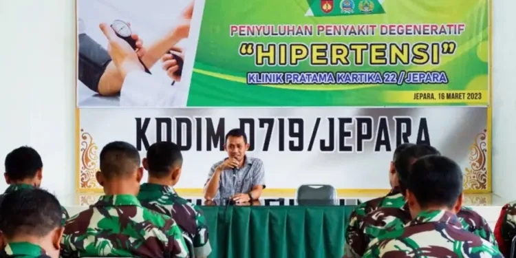Kodim Jepara Penyuluhan Penyakit Hipertensi