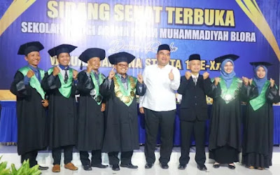 STAI Muhammadiyah Blora Adakan Wisuda Dihadiri Bupati Blora