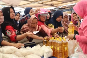Pasar Murah pemkab jepara gelontorkan bahan pangan harga subsidi