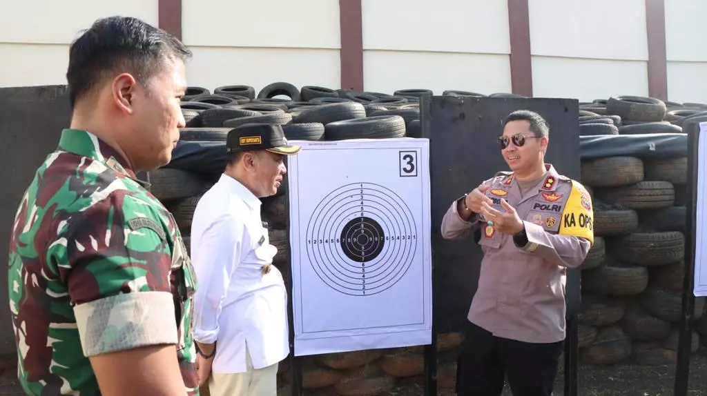 Lapangan Tembak Bhayangkara Polres Jepara, di Resmikan Kapolres