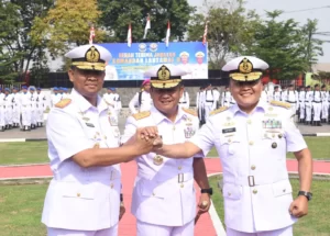 Laksma TNI Eko Wahyono Tampuk Komandan Lantamal V, Serah Terima Jabatan dipimpin Pangkoarmada II