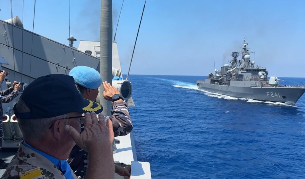 KRI Frans Kaisiepo-368 Pimpin Kekuatan Unsur MTF Gelar Latihan Bersama