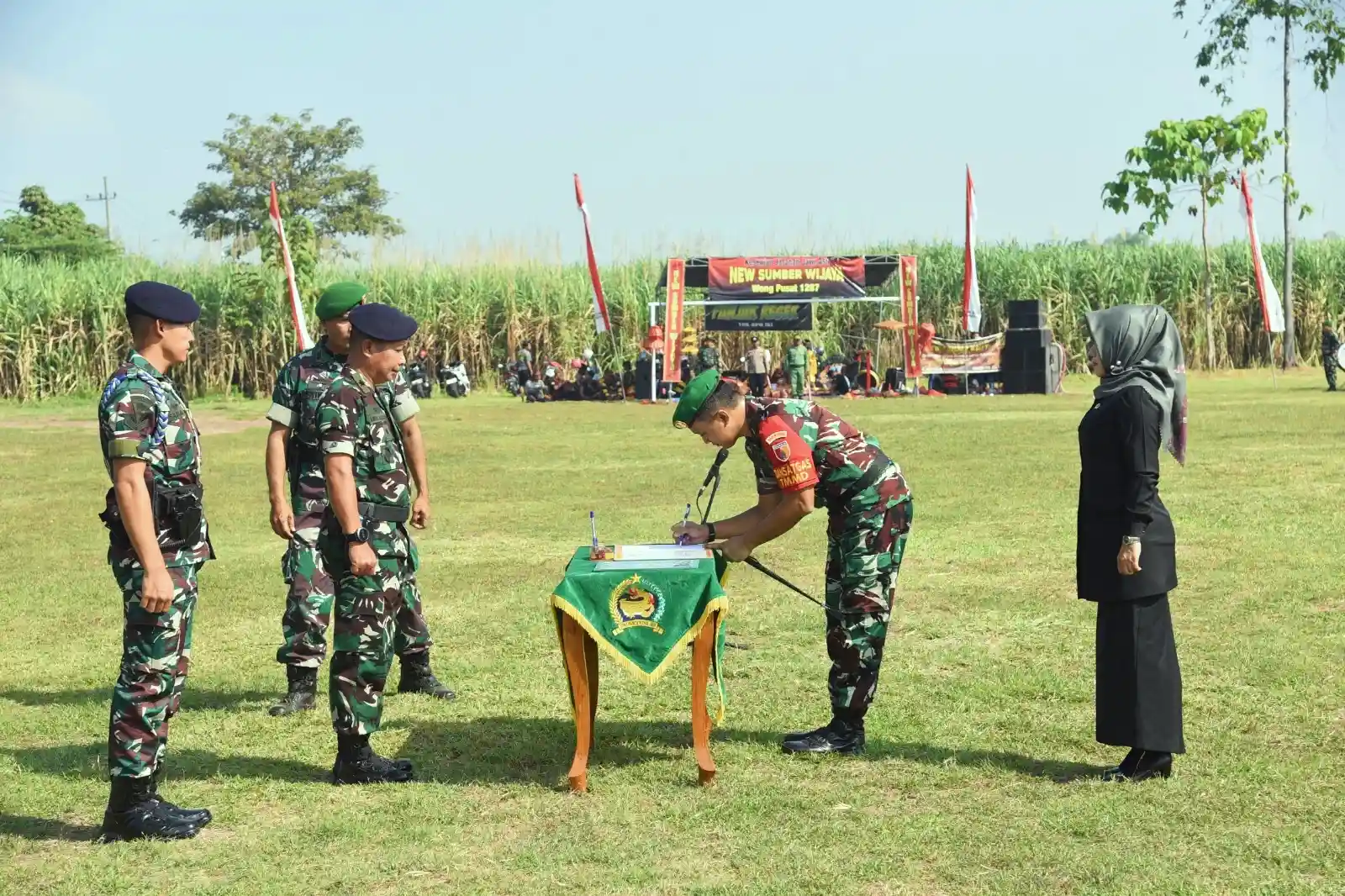 Kaskoarmada II Tutup TMMD Ke-116 Tahun 2023 di Mojokerto