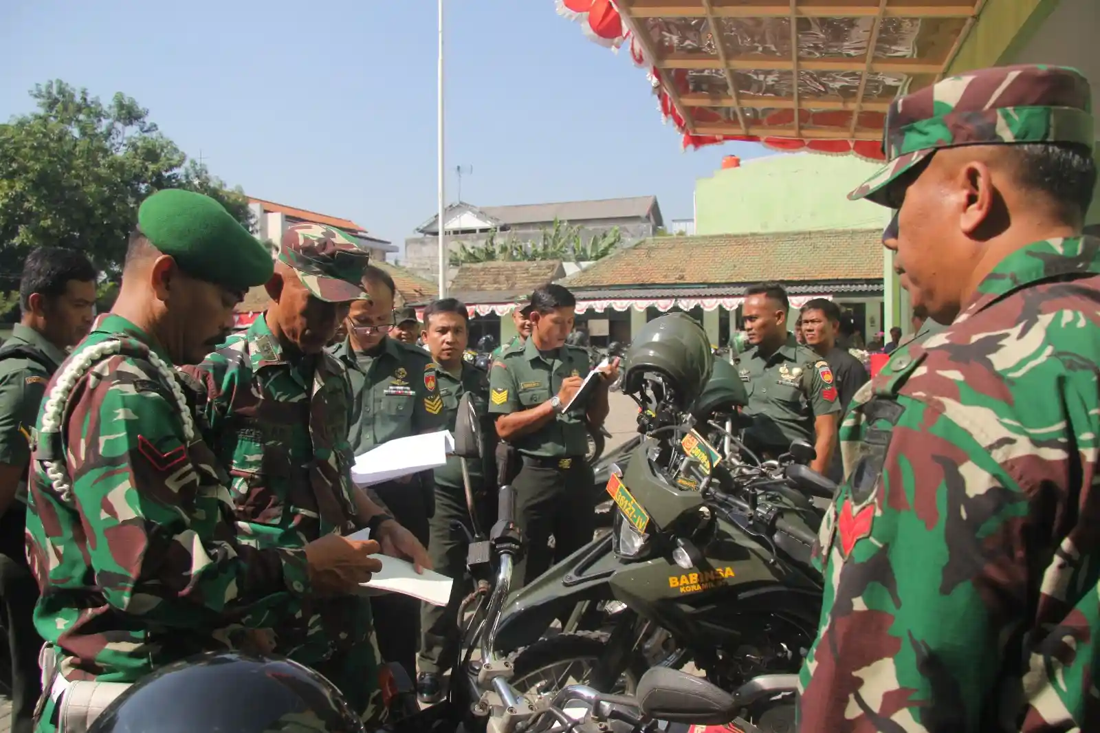 Pemeriksaan Kendaraan Dinas Kodim Jepara