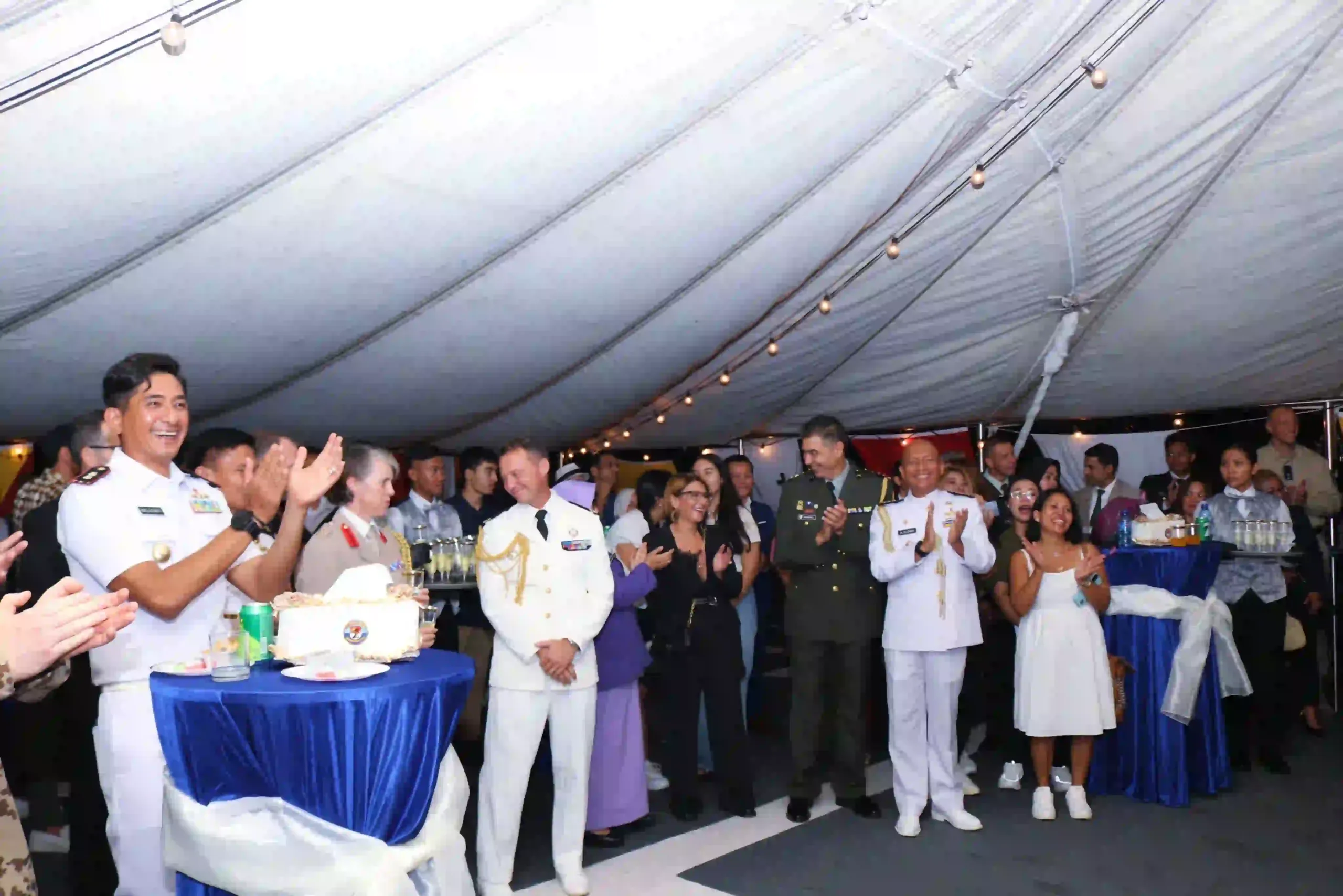 Baru Pertama Resepsi Diplomatik KRI Frans Kaisiepo-368 Dan KBRI Roma di Cyprus