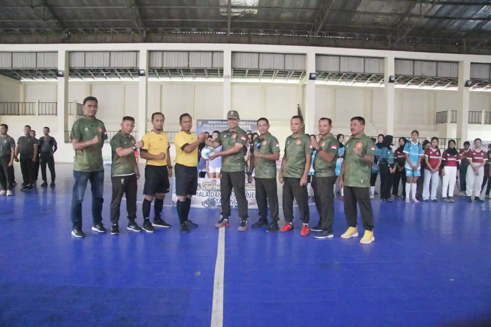 Meriahkan HUT Ke-78 TNI, Kodim 0719/Jepara Gelar Pertandingan Futsal Tingkat SMA Sederajat