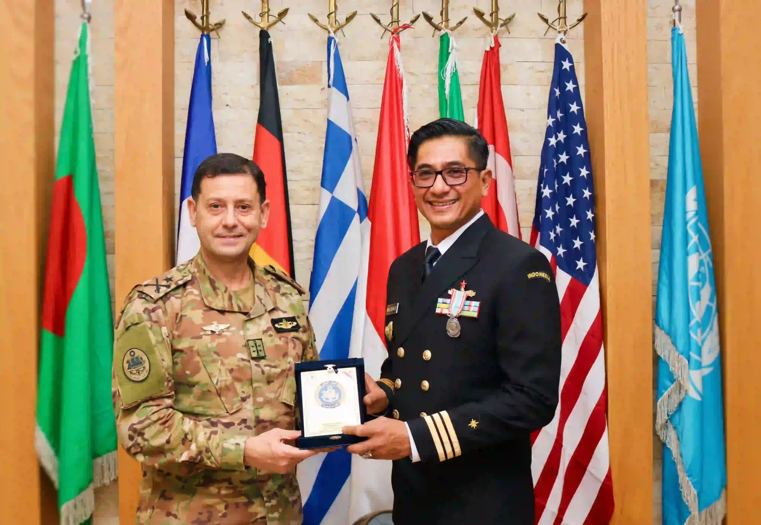 LAF Berikan Apresiasi Satgas MTF TNI Konga XXVIII- N/ Unifil