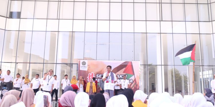 Dukung Kemerdekaan Palestina, UMKU Gelar Aksi Damai