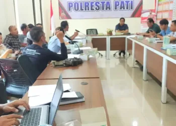 Batal Demo Warga Perum Taman Mutiara Persada Audiensi Dengan Polresta Pati