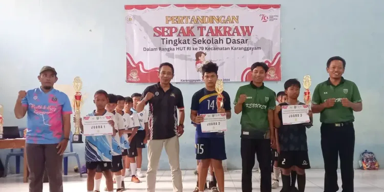 Karanggayam Kebumen Sukses Seleksi Atlet Sepak Takraw Usia Dini