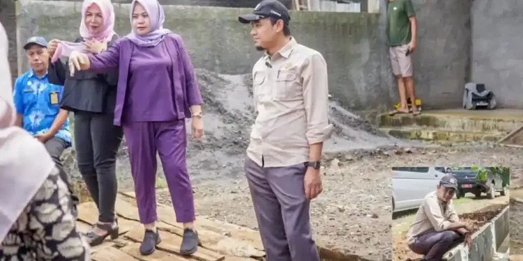 Haizul Maarif Komisi D DPRD Jepara Tinjau Pembangunan Uditch di Desa Bawu